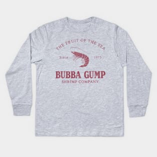 Bubba Gump Shrimp Vintage Kids Long Sleeve T-Shirt